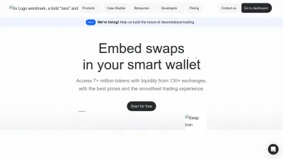 Screenshot preview of 0x.org