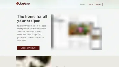 Screenshot preview of mysaffronapp.com