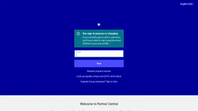 Screenshot preview of expediapartnercentral.com
