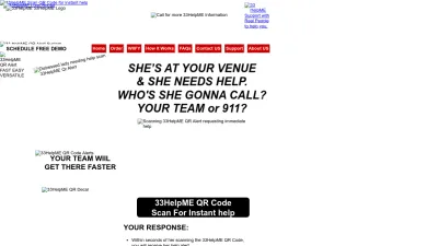Screenshot preview of 33helpme.com
