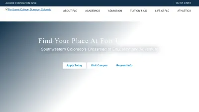 Screenshot preview of fortlewis.edu