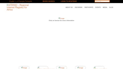 Screenshot preview of afrinic.net