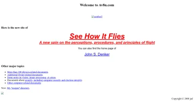 Screenshot preview of av8n.com