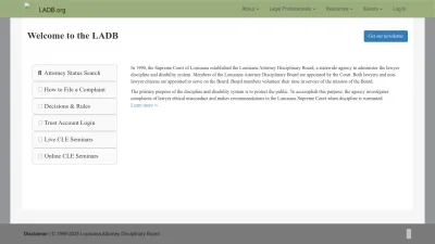 Screenshot preview of ladb.org