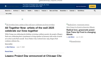 Screenshot preview of windycitytimes.com