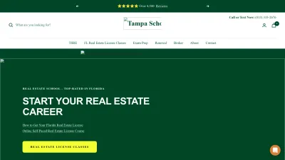 Screenshot preview of tampaschoolofrealestate.com