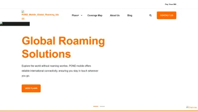 Screenshot preview of pondmobile.com