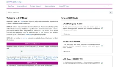 Screenshot preview of gdprhub.eu