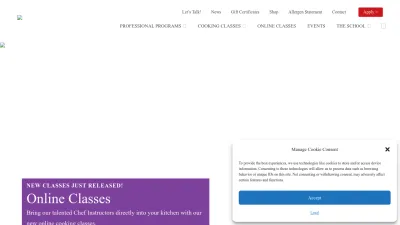 Screenshot preview of cambridgeculinary.com