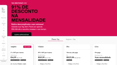 Screenshot preview of semparar.com.br