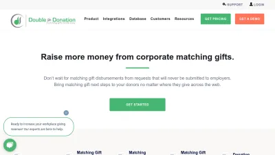 Screenshot preview of doublethedonation.com