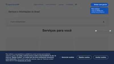 Screenshot preview of www.gov.br