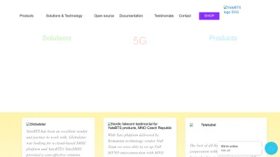 Screenshot preview of yatebts.com