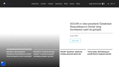 Screenshot preview of socar.az