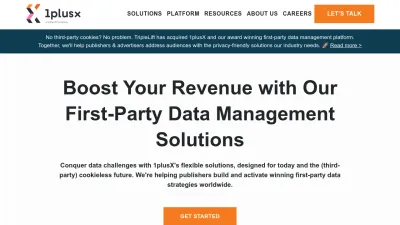 Screenshot preview of 1plusx.com