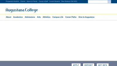 Screenshot preview of augustana.edu