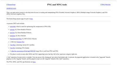 Screenshot preview of pmt.sourceforge.io