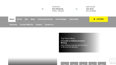 Screenshot preview of 105theriver.ca