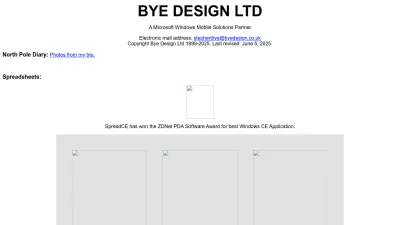 Screenshot preview of byedesign.co.uk