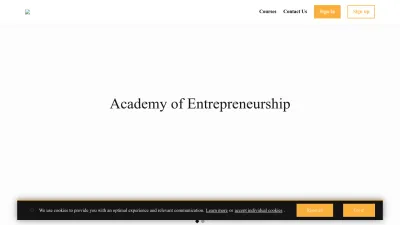 Screenshot preview of academyofentrepreneurship.org
