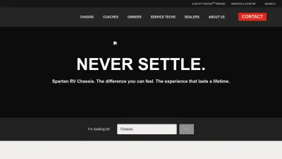 Screenshot preview of spartanrvchassis.com