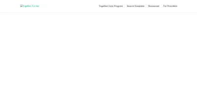 Screenshot preview of togetherforher.com