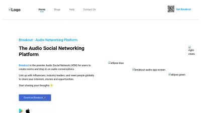 Screenshot preview of breakout.fm