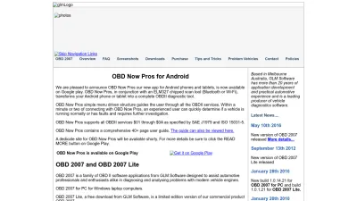 Screenshot preview of glmsoftware.com