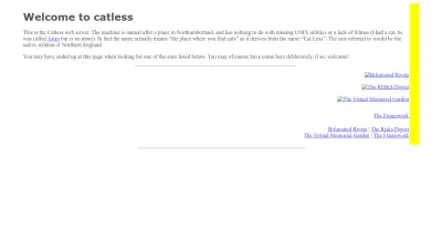 Screenshot preview of catless.ncl.ac.uk