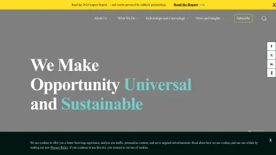 Screenshot preview of rockefellerfoundation.org