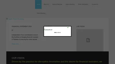Screenshot preview of ubank.com.pk