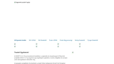Screenshot preview of jogpontok.hu
