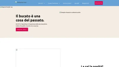 Screenshot preview of mamaclean.it