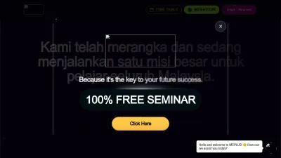 Screenshot preview of mcplus.my