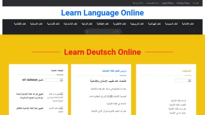 Screenshot preview of 25language.com
