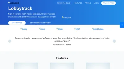Screenshot preview of lobbytrack.com