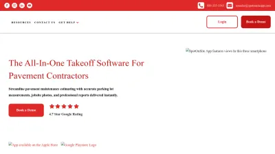 Screenshot preview of spotonsiteapp.com