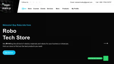 Screenshot preview of robotechvalley.com