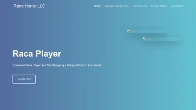 Screenshot preview of racaplayer.org