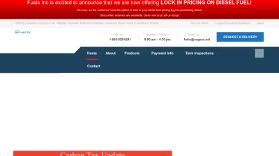 Screenshot preview of fuelsonline.ca