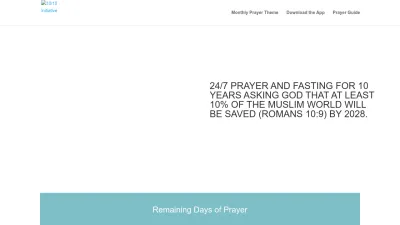 Screenshot preview of 1010prayerandfasting.com