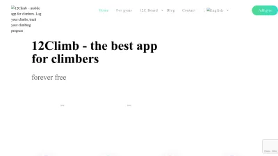 Screenshot preview of 12climb.com