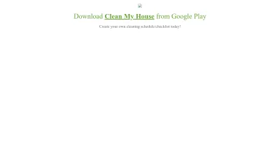 Screenshot preview of cleanmyhouseapp.com