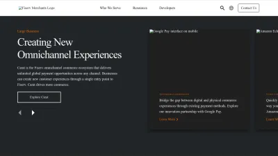 Screenshot preview of merchants.fiserv.com