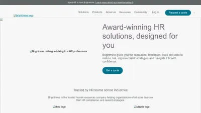 Screenshot preview of brightmine.com