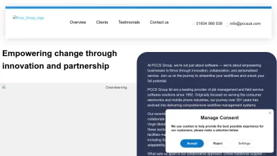 Screenshot preview of pccsuk.com
