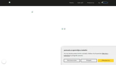 Screenshot preview of postcash.eu
