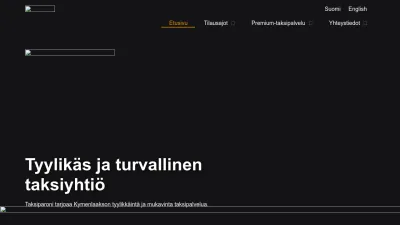 Screenshot preview of taksiparoni.fi