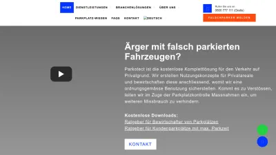 Screenshot preview of parkotect.ch