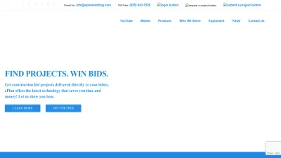 Screenshot preview of eplanbidding.com